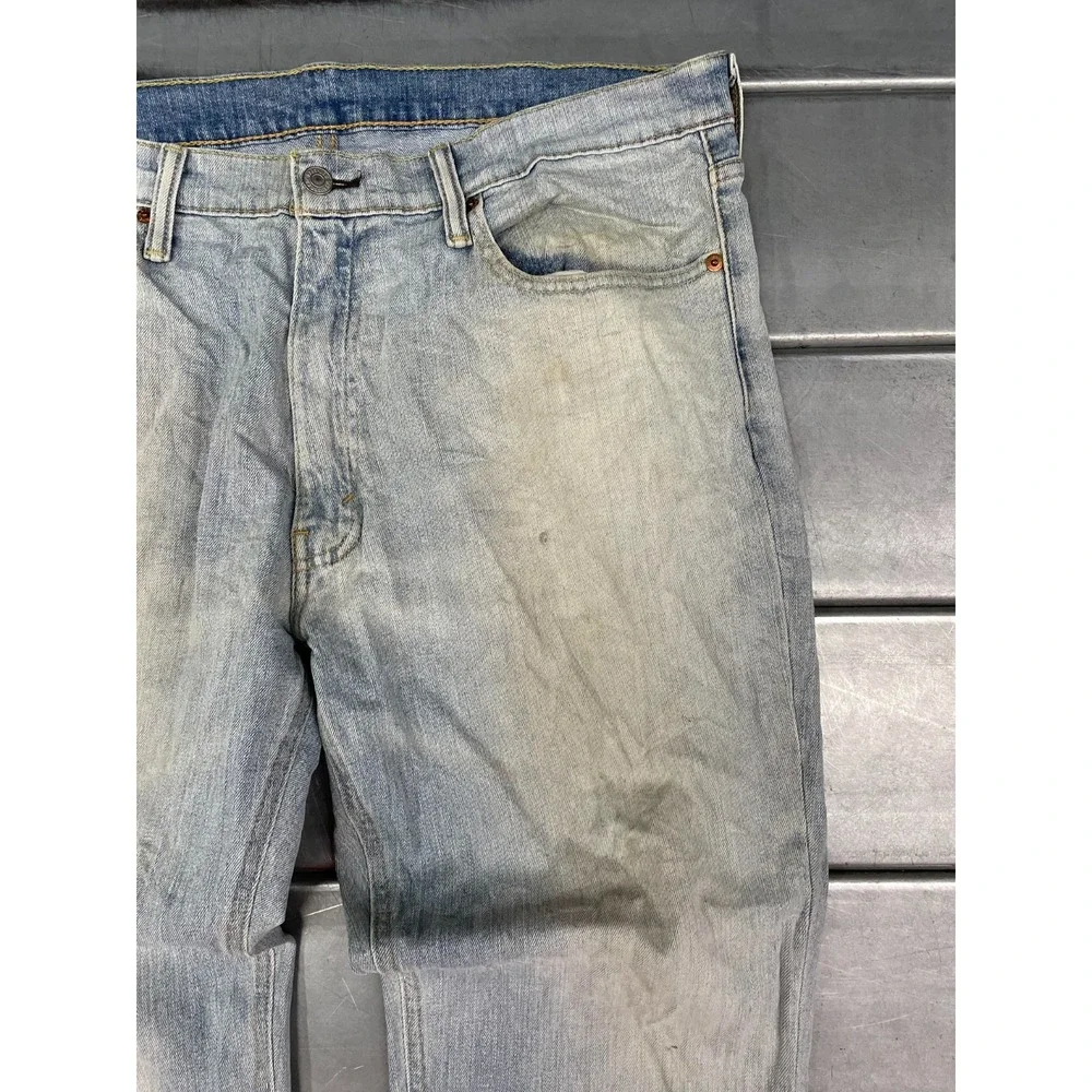 Levis 541 Jeans Mens 36X30‎ Blue Light Wash Denim Athletic Taper Leg